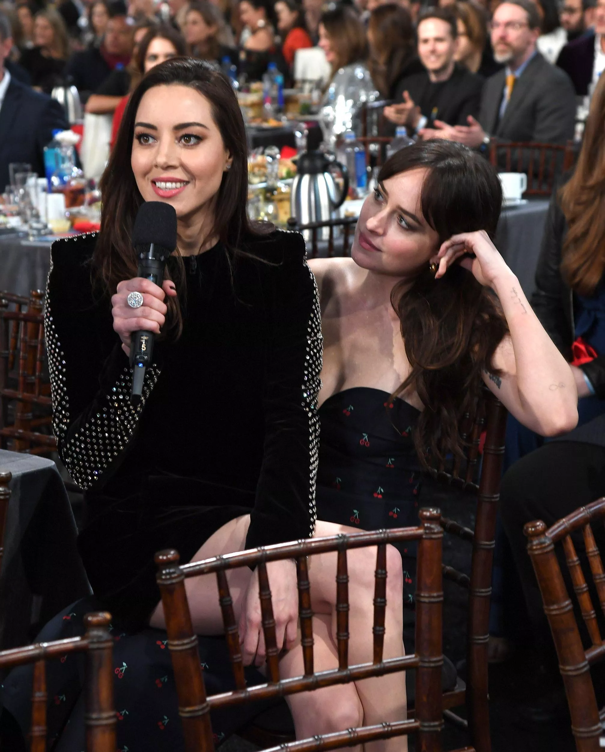 Aubrey Plaza & Dakota Johnson Aubrey Plaza & Dakota Johnson