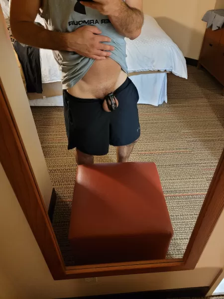 Away from home for work.. gf says