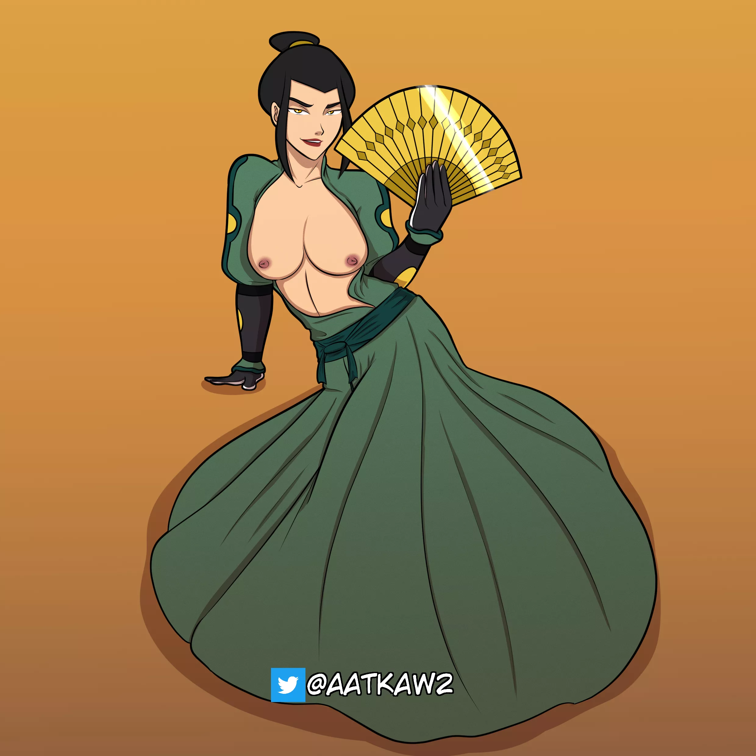 Azula tries to seduce the Earth King while undercover (aatkaw2) Azula tries to seduce the Earth King while undercover (aatkaw2)