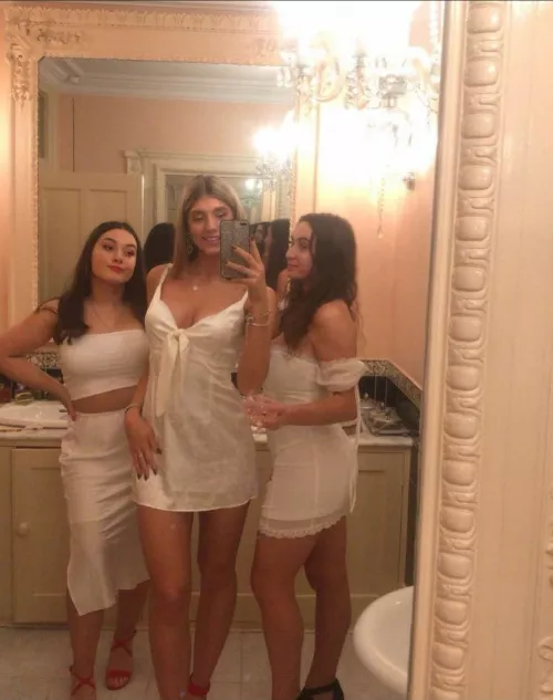 Babes in white Babes in white