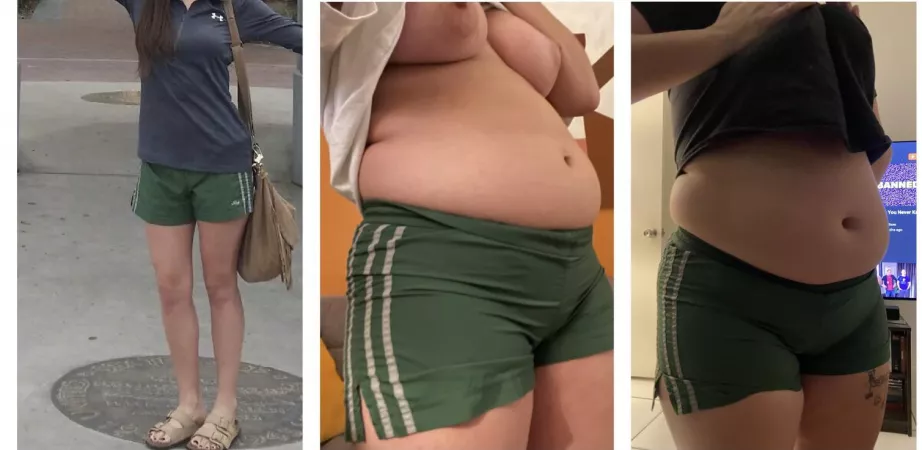 babychubs and the case of the shrinking shorts 😭