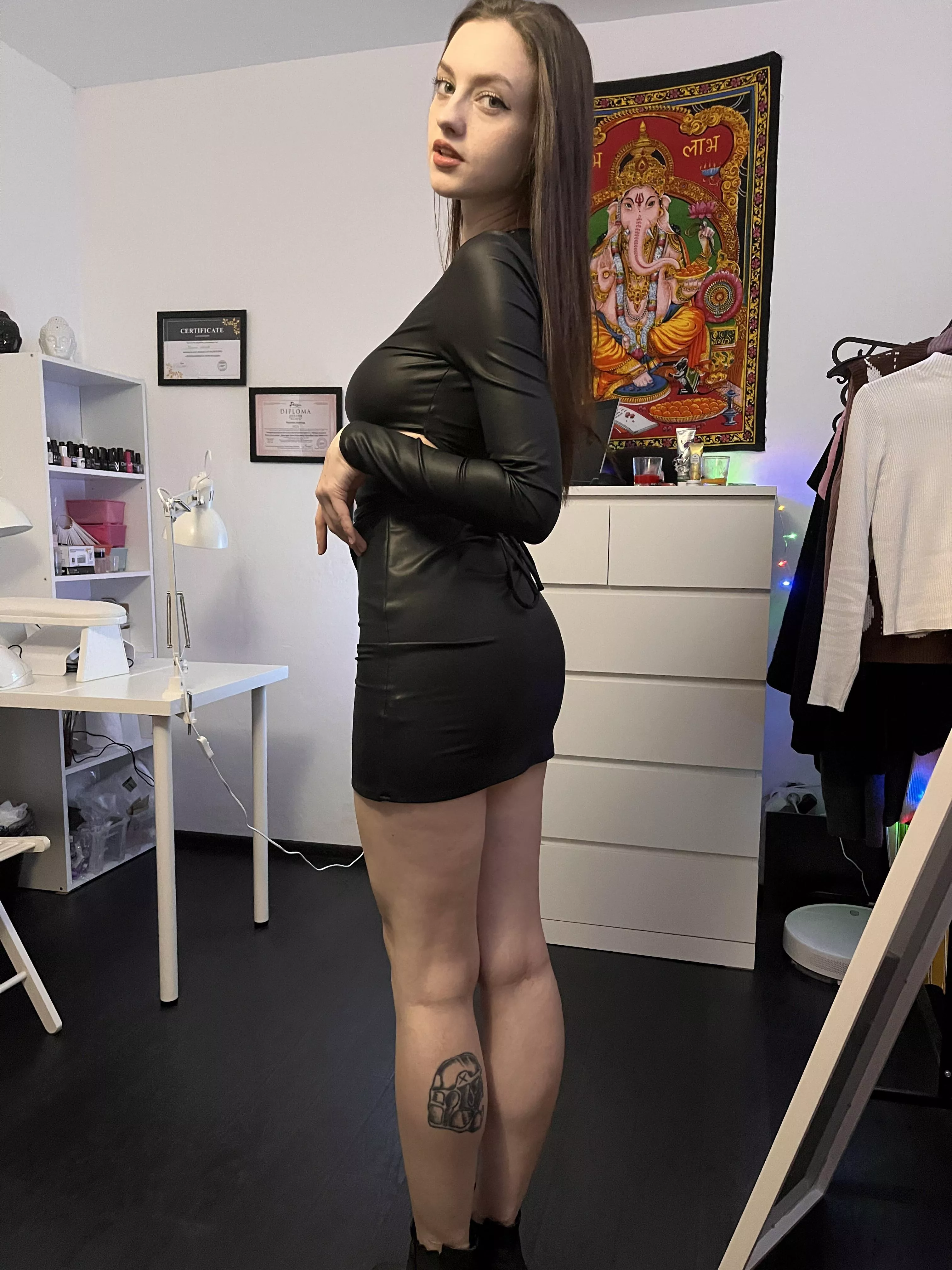 back in black dress