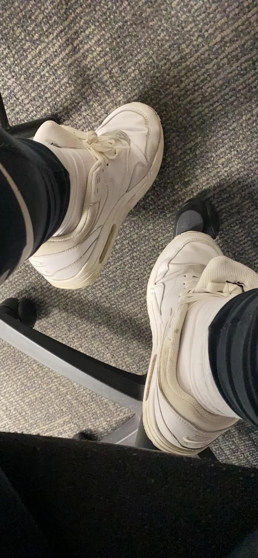 Back in the office today should I take them off Back in the office today should I take them off