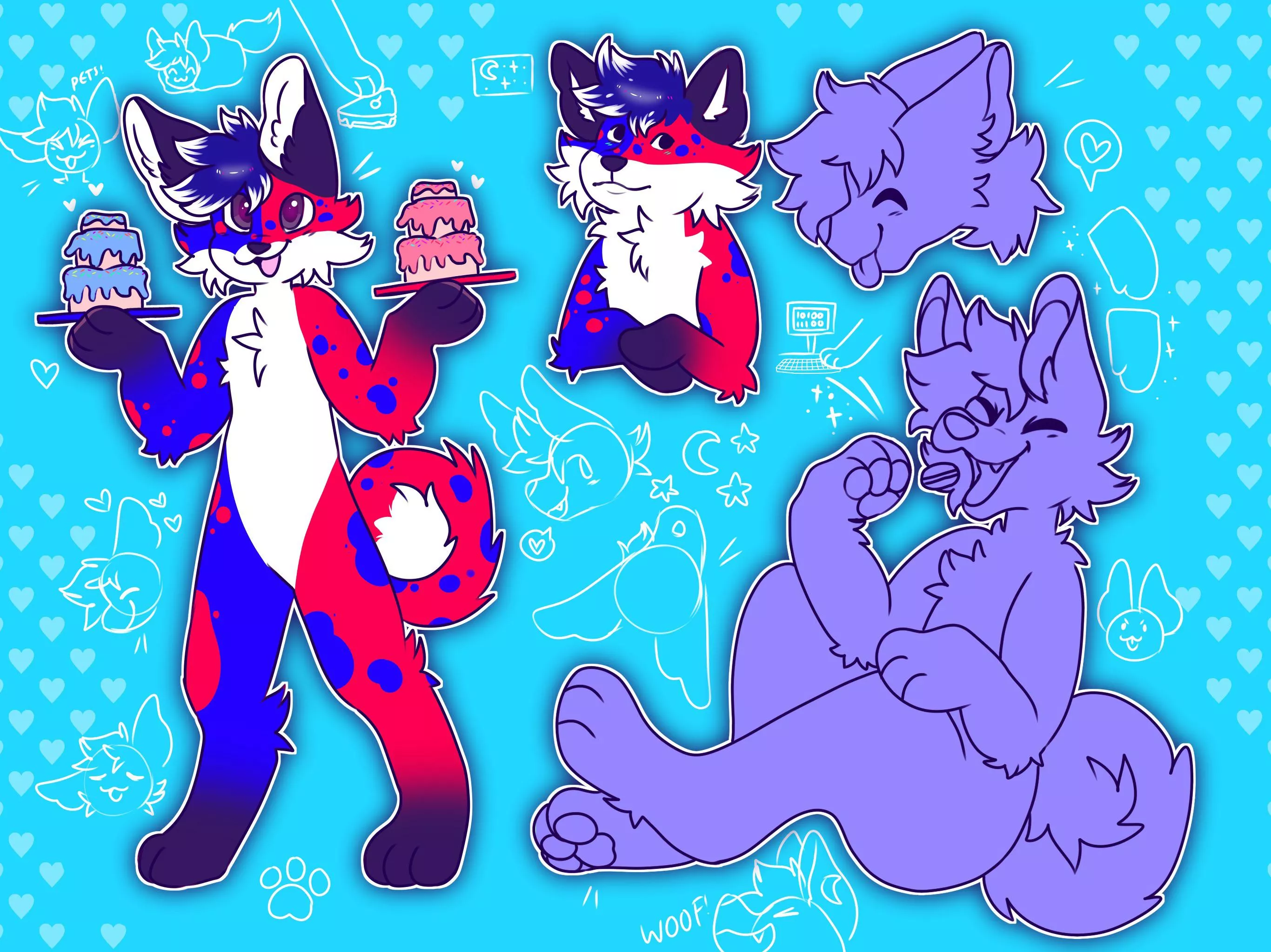 baker! <commission for luna, art by me @spookyfoxinc on twitter>