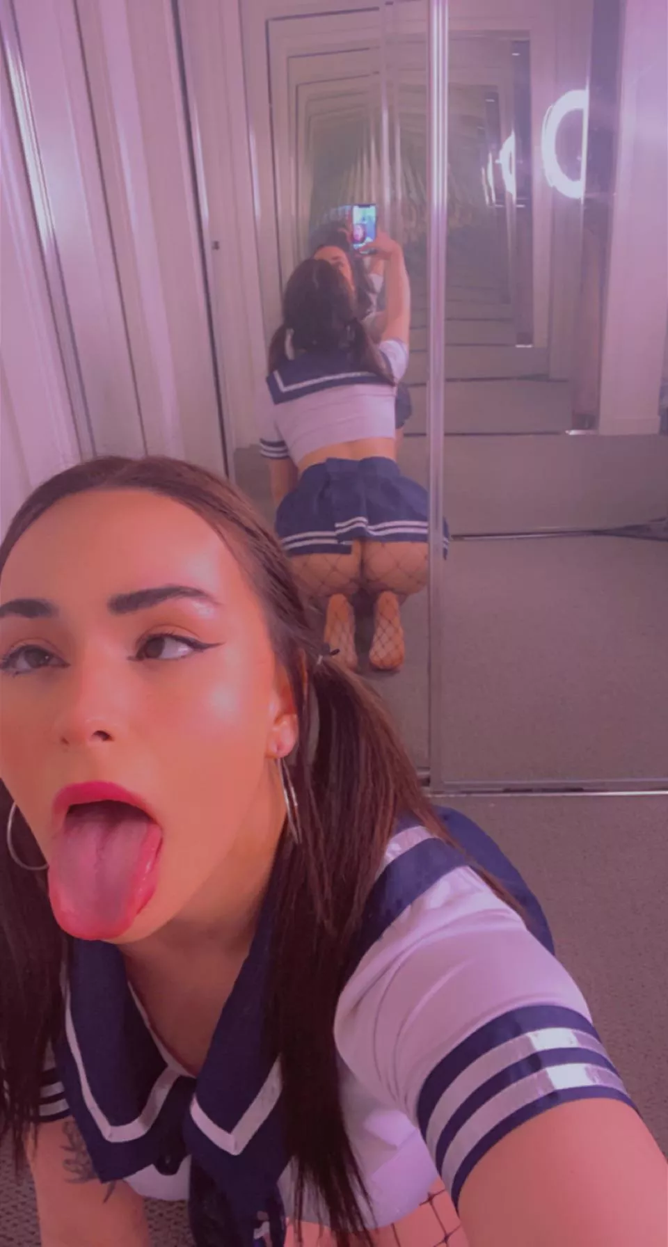 ball gag a funnel to my face and tie me in the men’s bathroom ;)