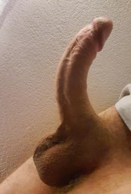 Balls on a curved cock Balls on a curved cock