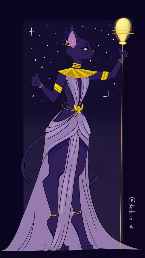 BASTET | Art By Me (debbora.ink) | I think i'm getting better