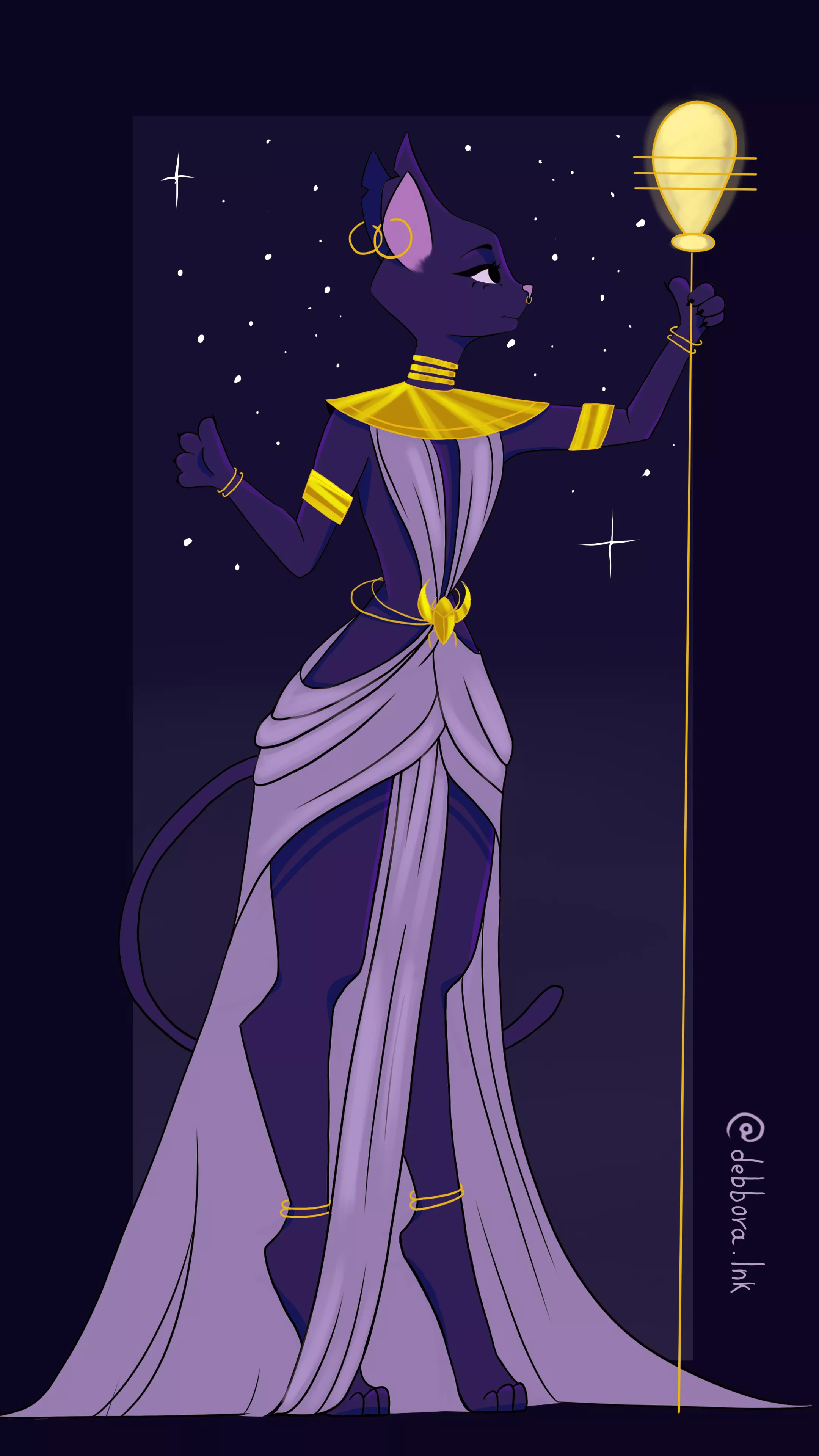 BASTET | Art By Me (debbora.ink) | I think i'm getting better