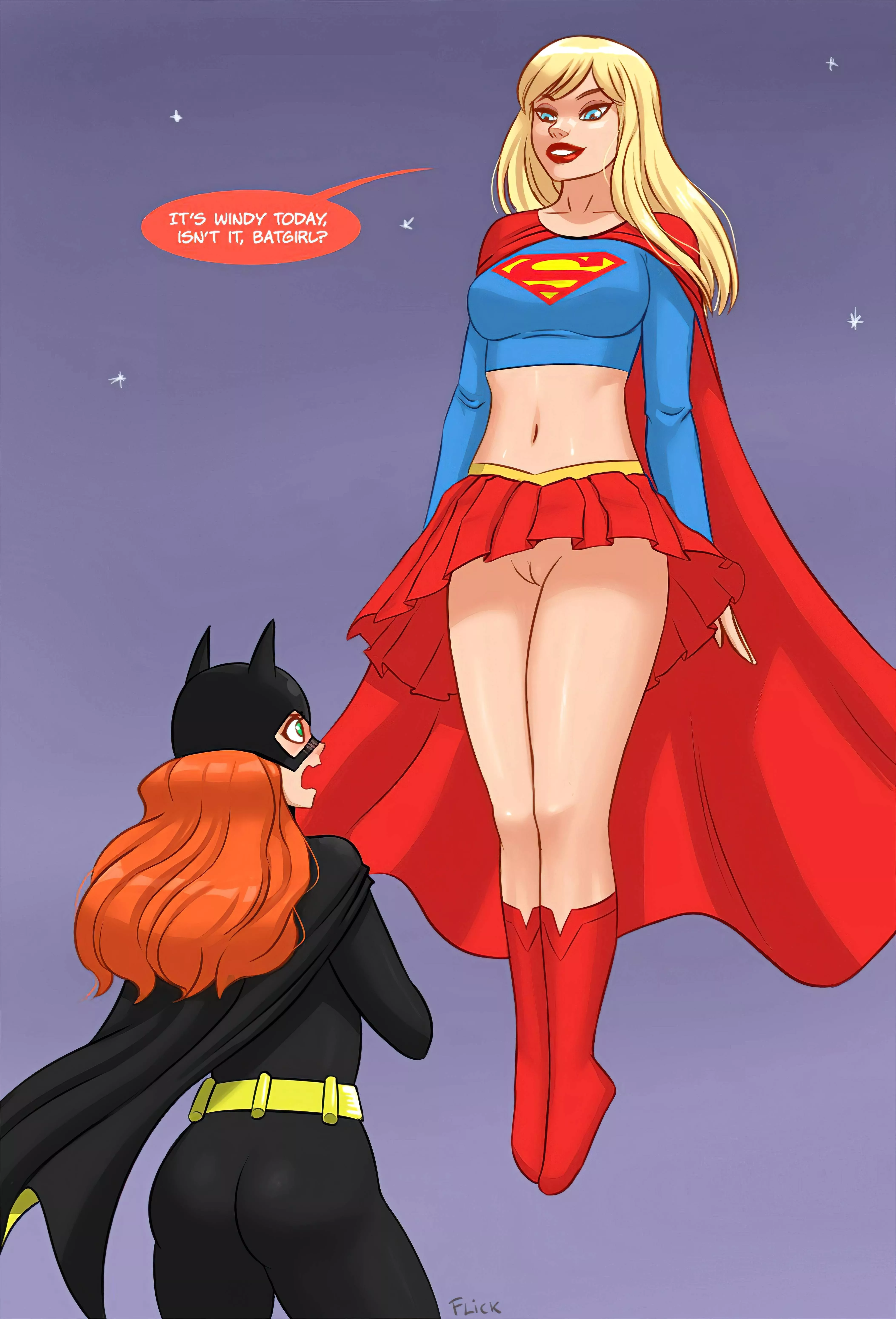 Supergirl And Batgirl Naked