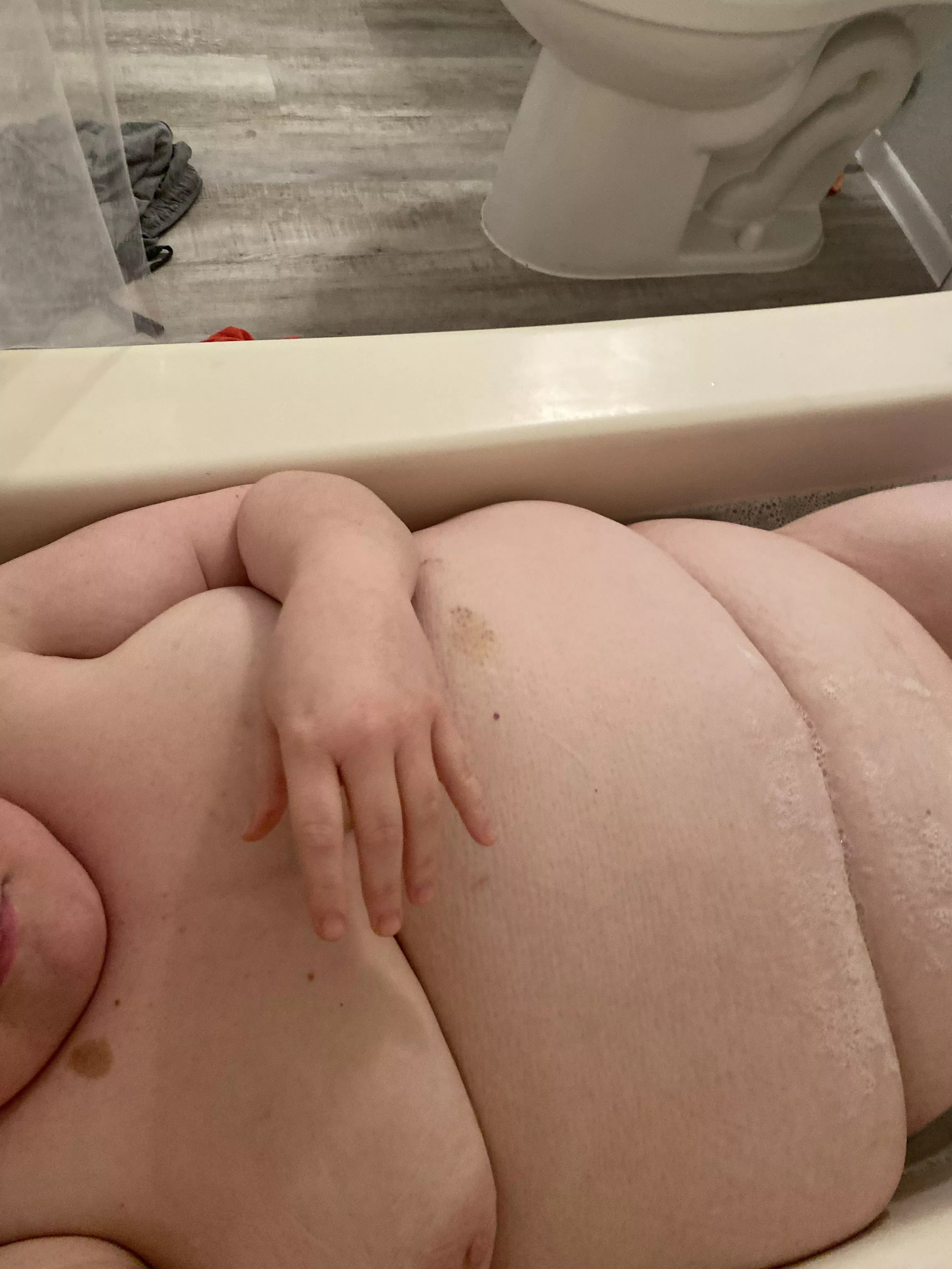 Bath time. Bath time.