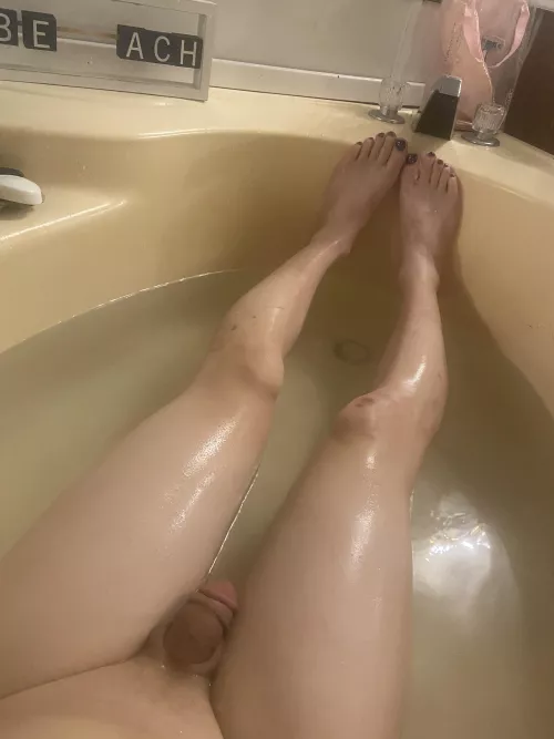 Bath time for this sissy