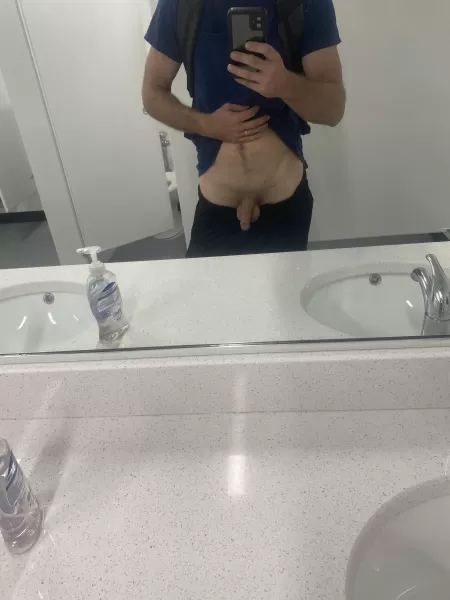 Bathroom mirror selfie Bathroom mirror selfie