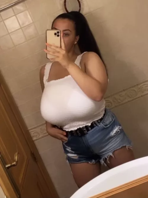 Bathroom selfie Bathroom selfie