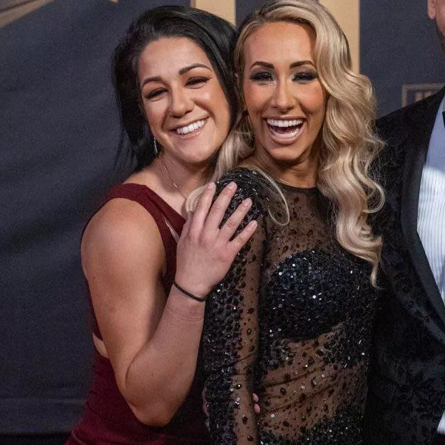 Bayley and Carmella Bayley and Carmella