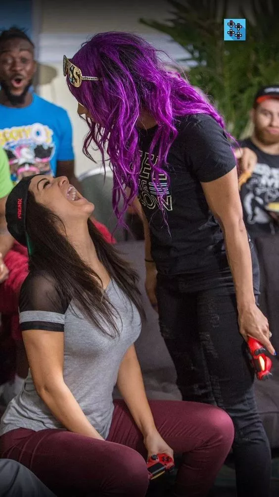 Bayley and Sasha Bayley and Sasha
