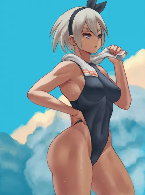Bea on the beach (zefra bleu)