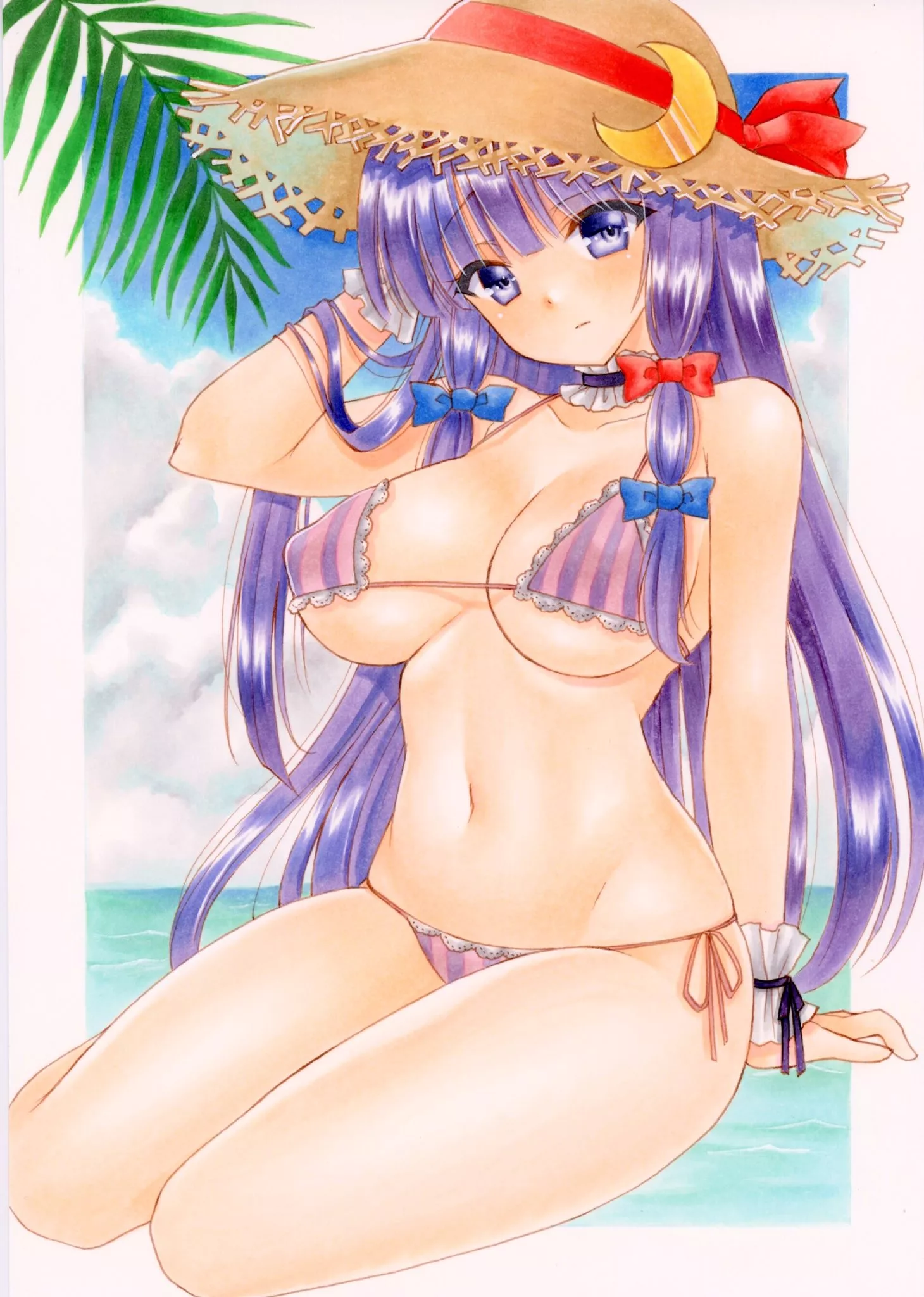 Beach Patchouli Bikini Nudes Touhou Nsfw Nude Pics Org