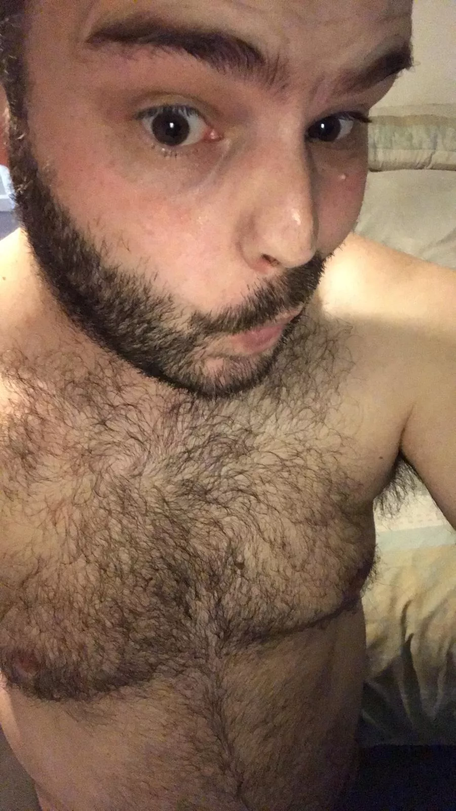 Beard and chest!