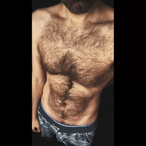 Beard, boobs & bulge.