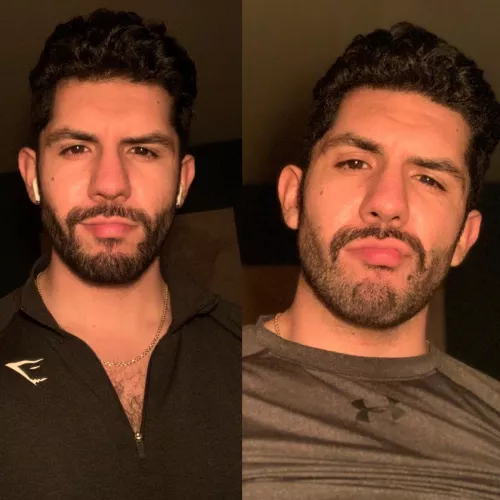 Beard or mustache Beard or mustache