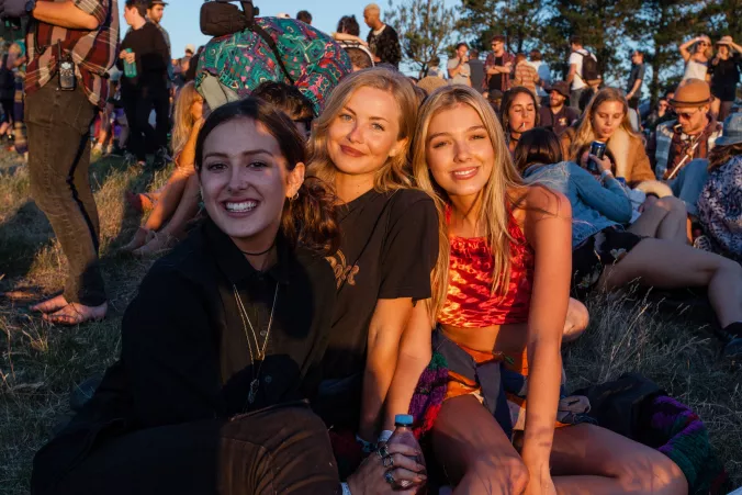 Beautiful girls at the festival Beautiful girls at the festival