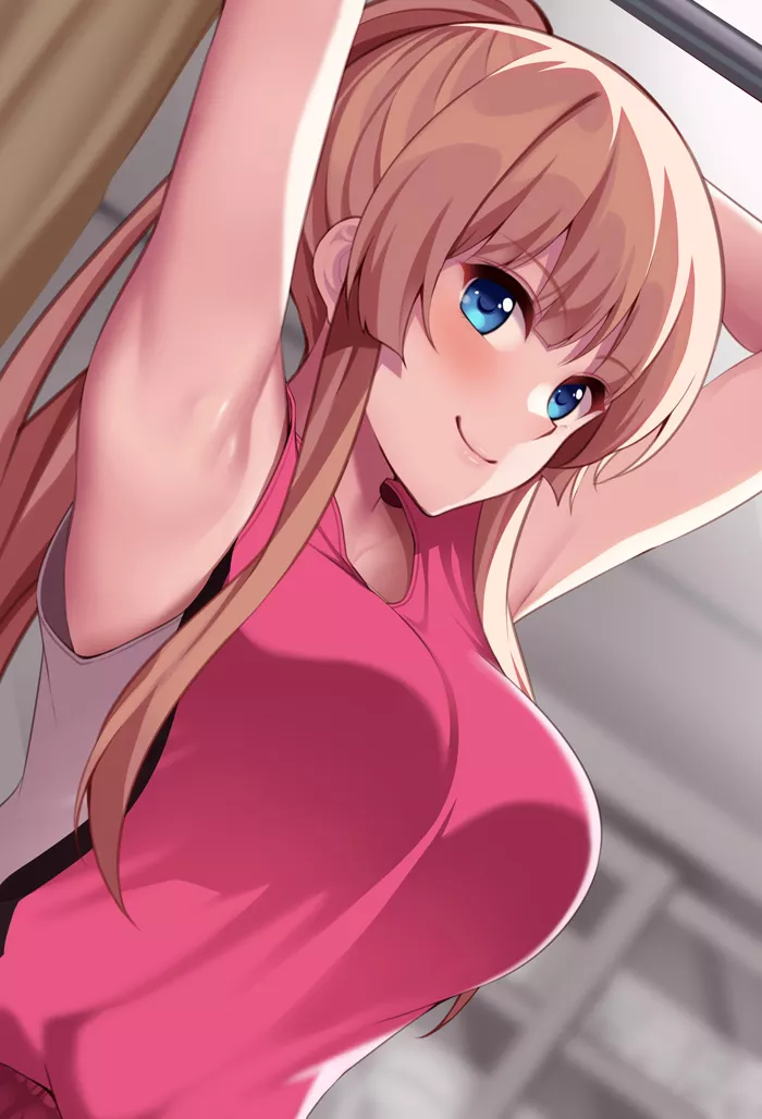 Beauty girl pits Beauty girl pits