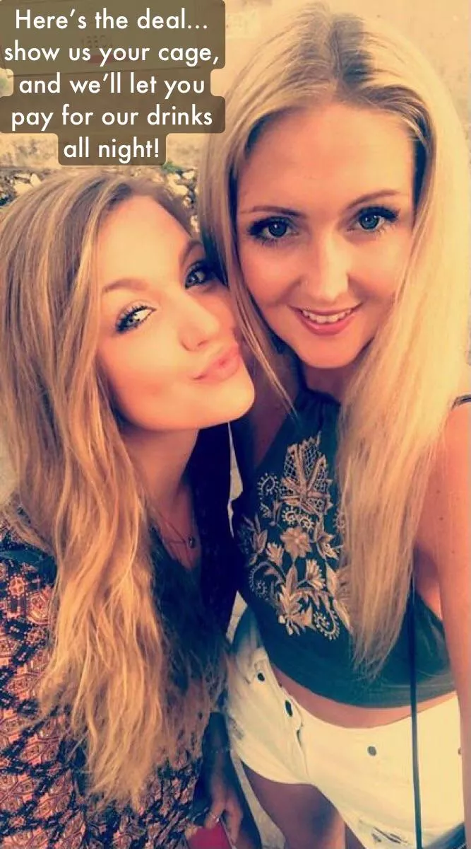 Becky and Hannah want to see your cage… Becky and Hannah want to see your cage…