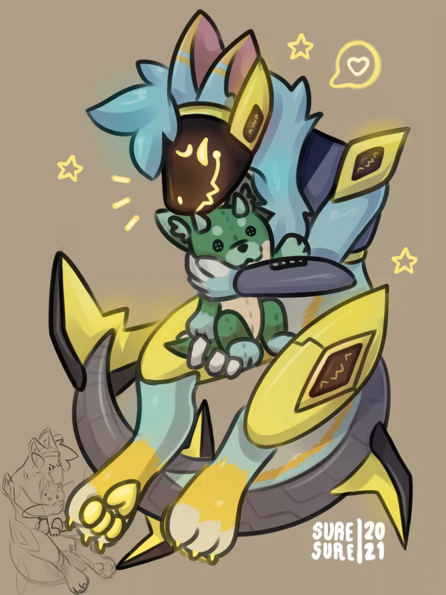 beep boop happy dude - art by me <3