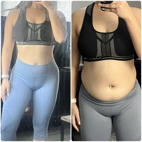 Before & After I pretended to workout but ended up going to Jack in the Box 🥰