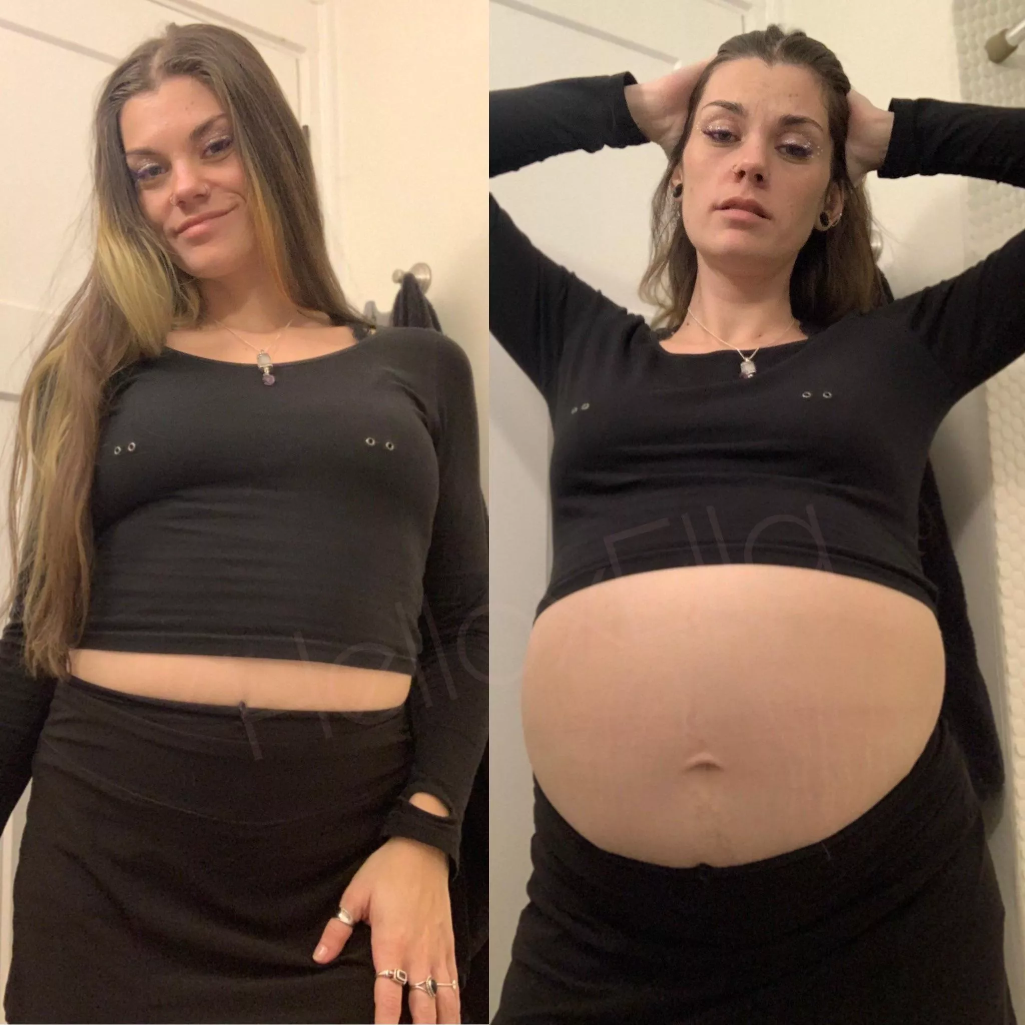 Before & after visiting my local Ramen spot 🍜😛