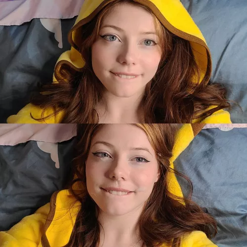 Before and after facial