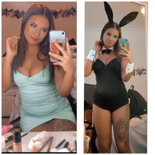 Before and After her slave training Before and After her slave training