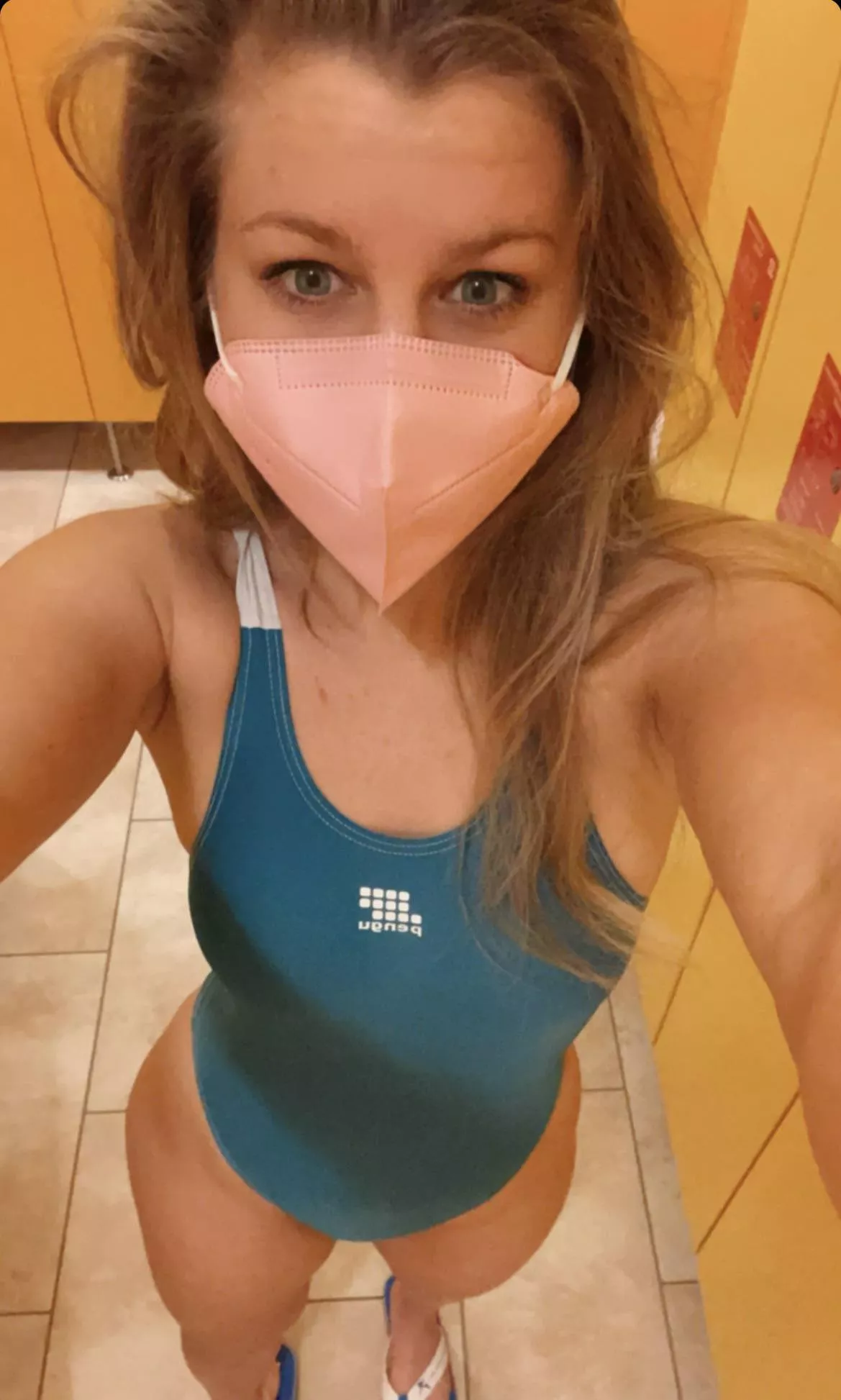 Before taking the dip