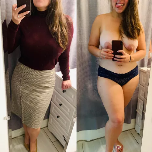 Before work vs 10 seconds after I get home π Before work vs 10 seconds after I get home π