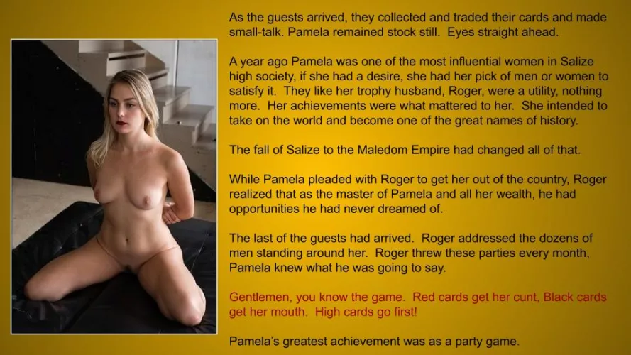 Behold Pamela Gottard, high socialite of Salize and Founder of Gottartech Industries