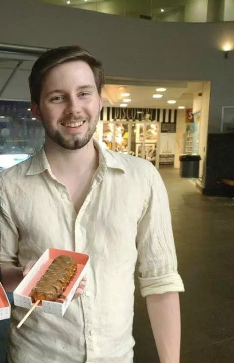 Believe it or not, that’s actually a Brownie I’m holding!