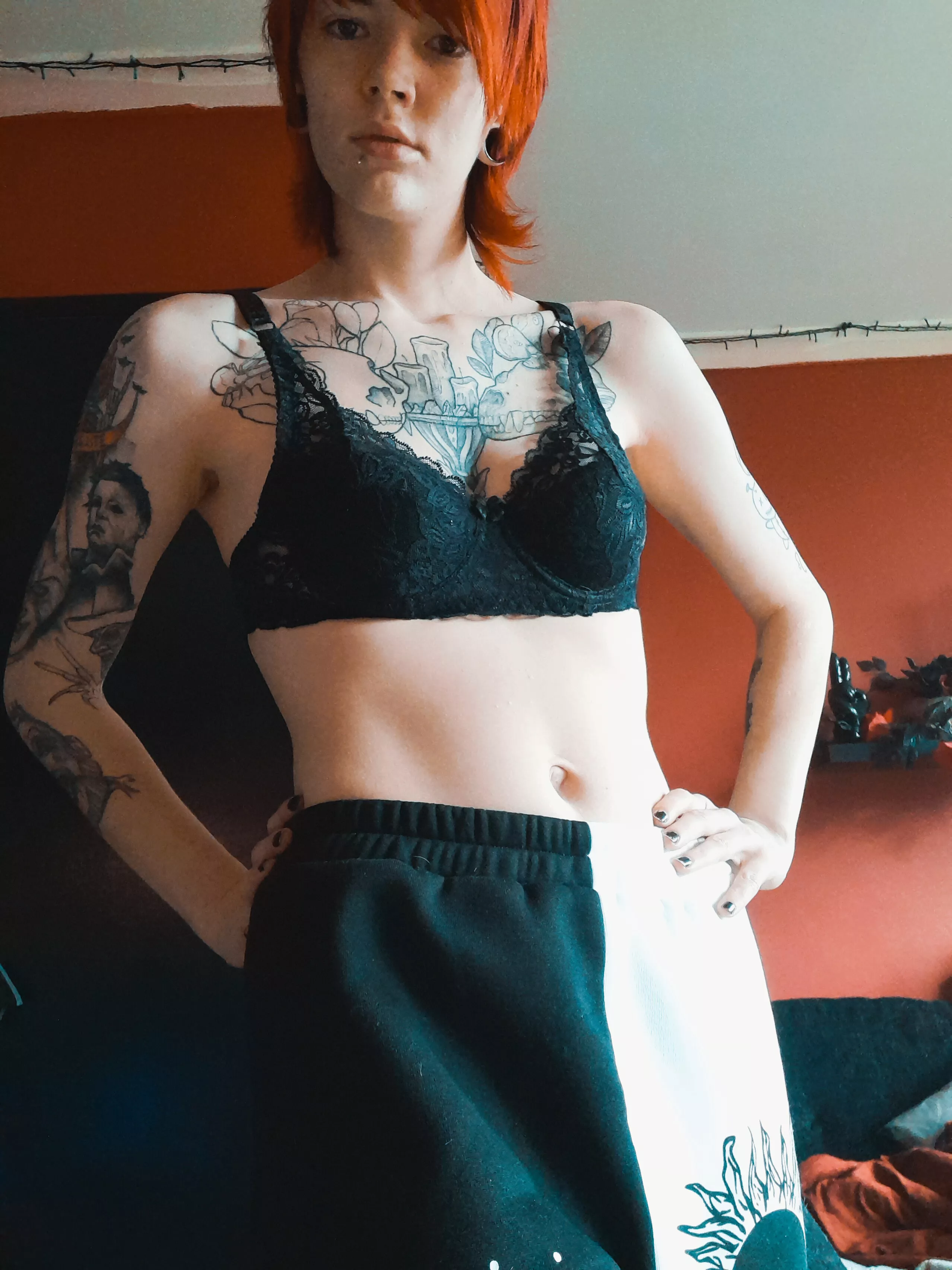 Belly button looks even better now I work out