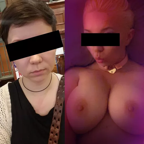 Bers In-Progress Bimbo Transformation, my Owenr has iBg Plans for his bimbo slut.