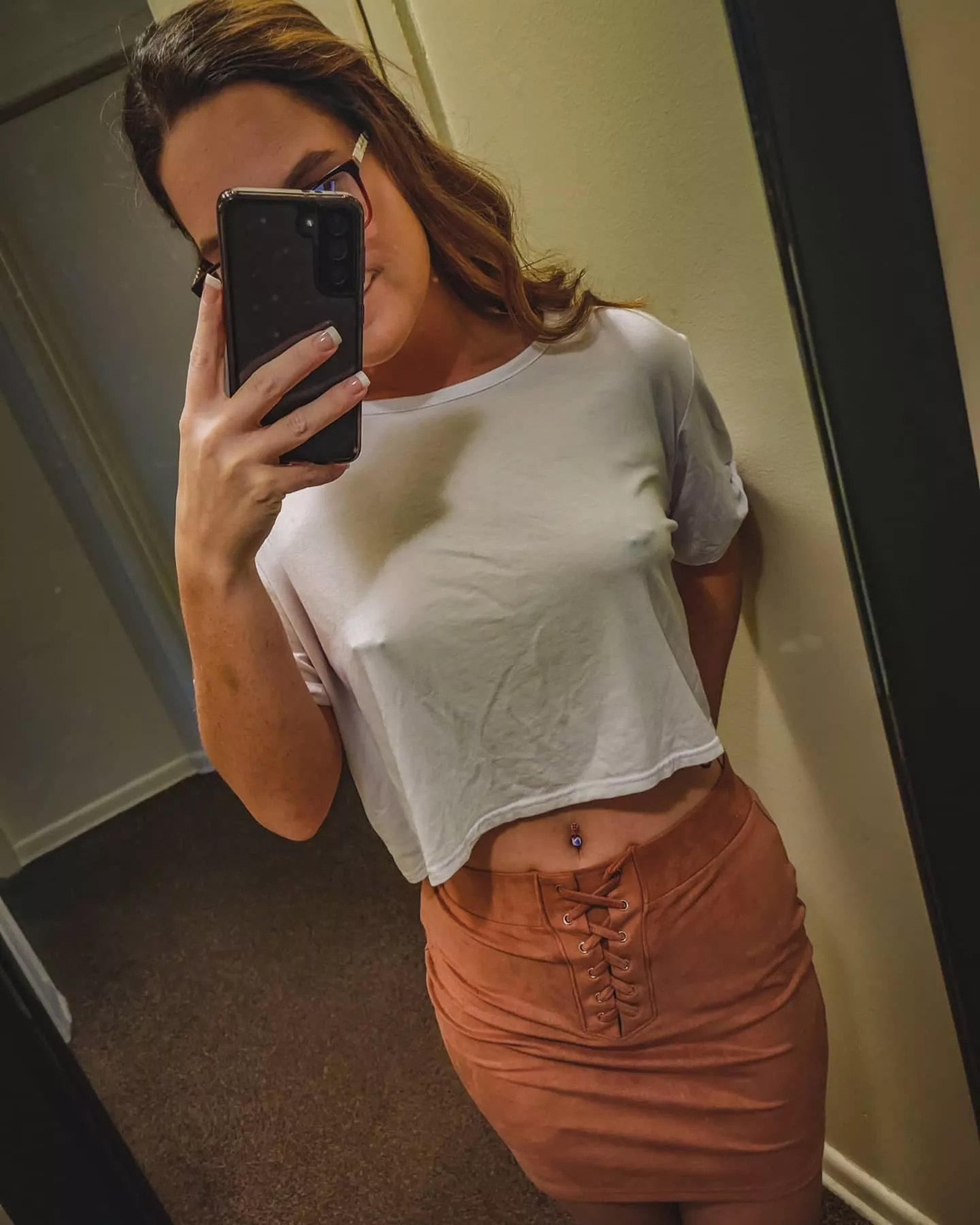 Best thing about little boobies, no bra.