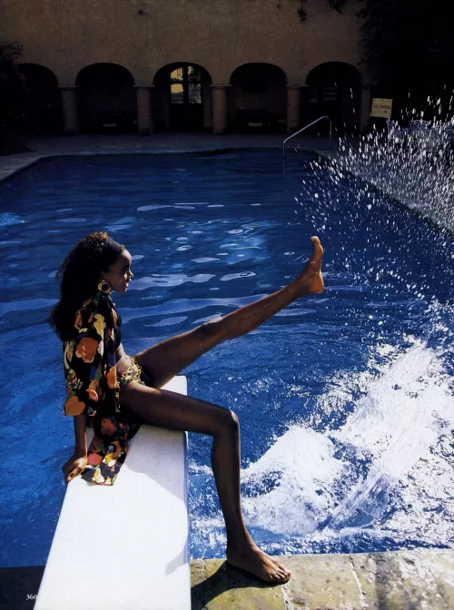 Beverly Peele - US Vogue - March 1992