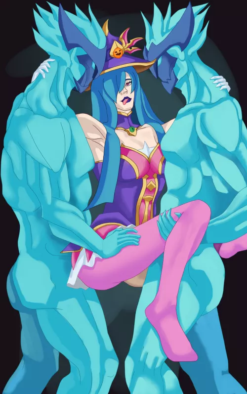 Bewitched Syndra and Death Sworn Zed by me (NoslenAvan) Bewitched Syndra and Death Sworn Zed by me (NoslenAvan)