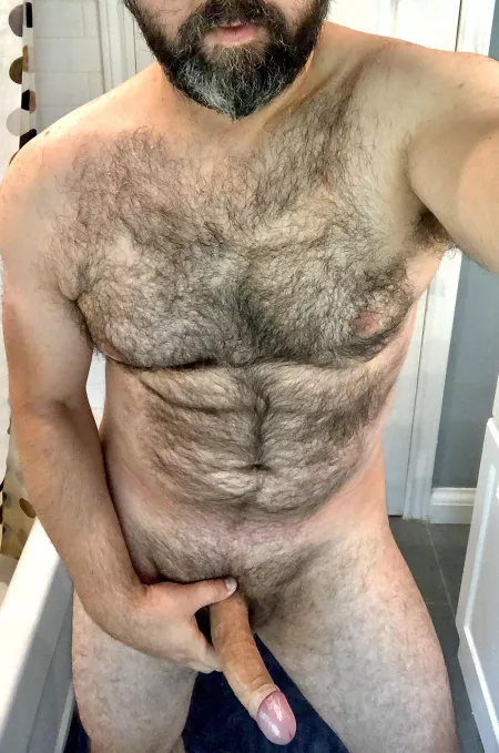 Big and burly with a touch of grey, letβs forget our responsibilities and stay in bed all day.