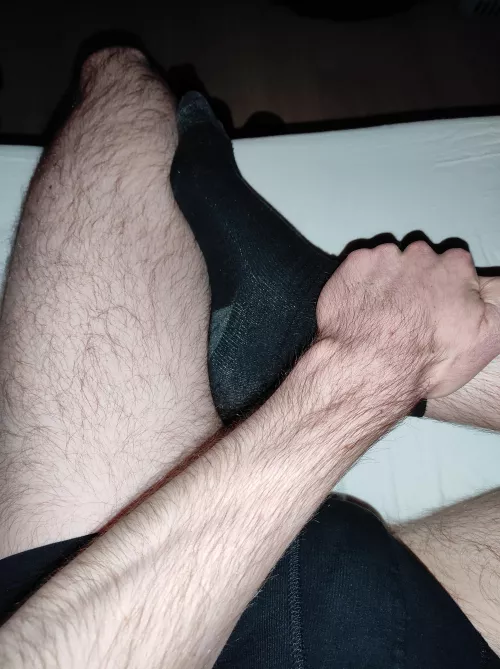 Big hairy legs and black socks, name a better duo š