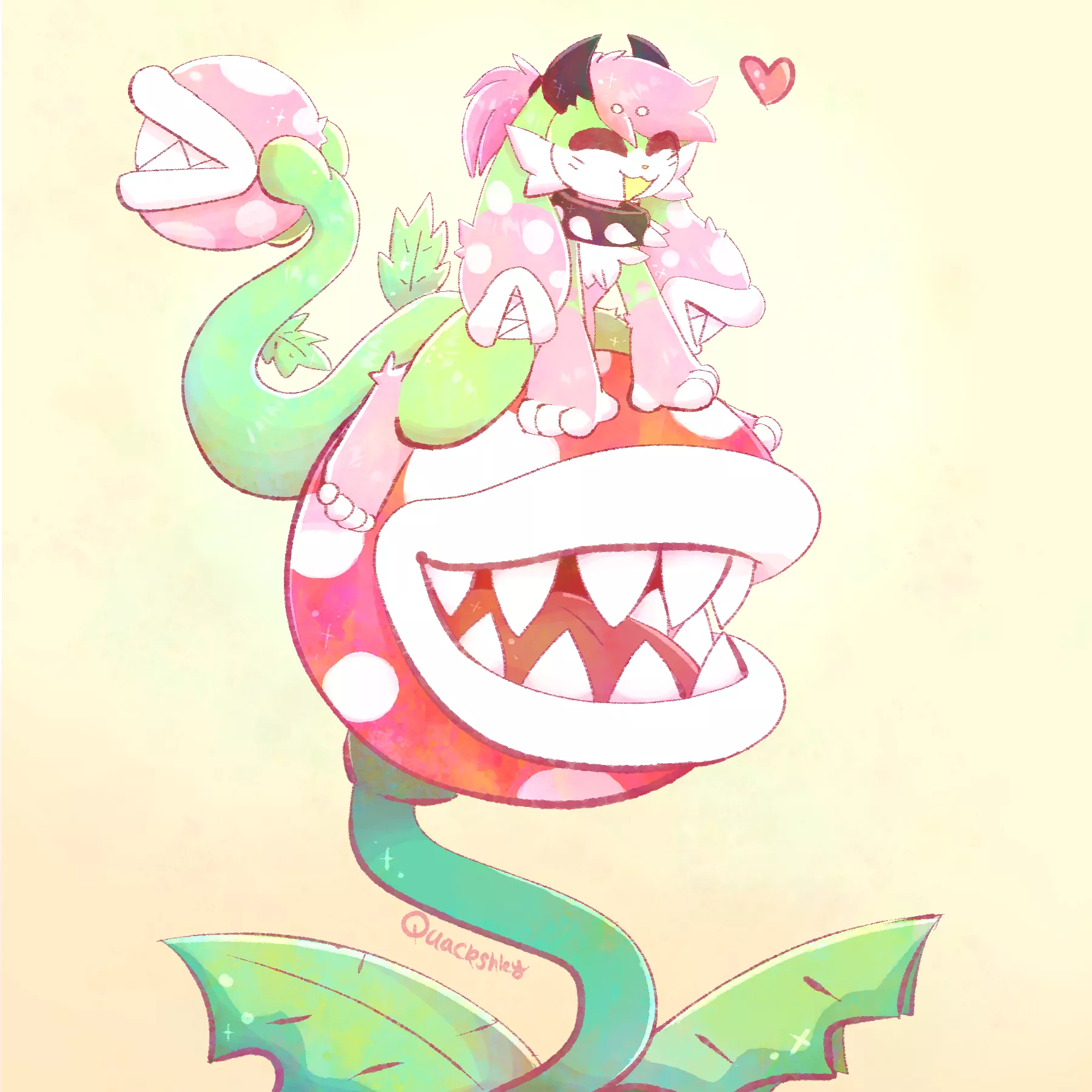 Big plant friend :) (art by me @quackshley on twitter)