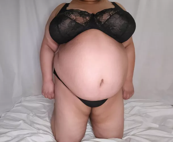 Big round belly