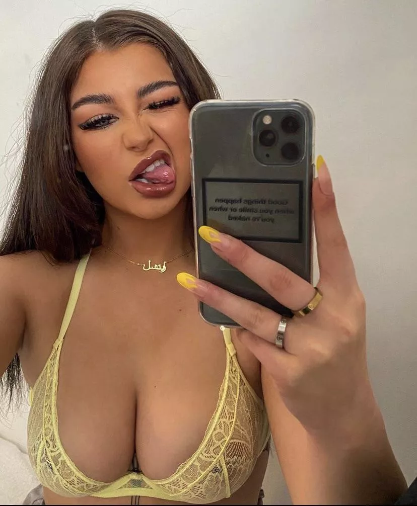 Big tits and pierced nips Big tits and pierced nips