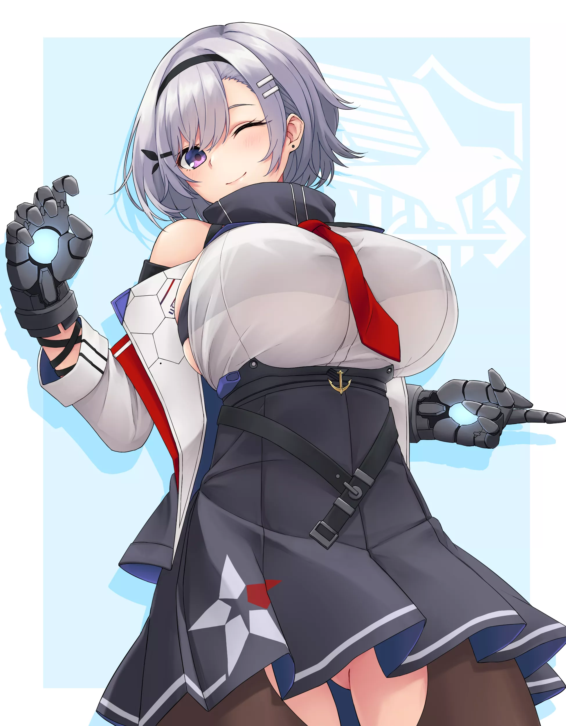 Big Titty Superhero (USS Reno, Azur Lane, Eagle Union Faction)