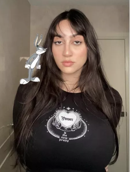 Bigger than her head Bigger than her head