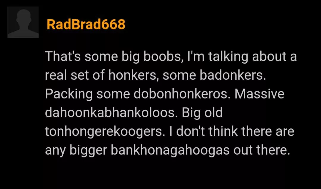 Biggest bankhonagahoogas in the neighborhood Biggest bankhonagahoogas in the neighborhood