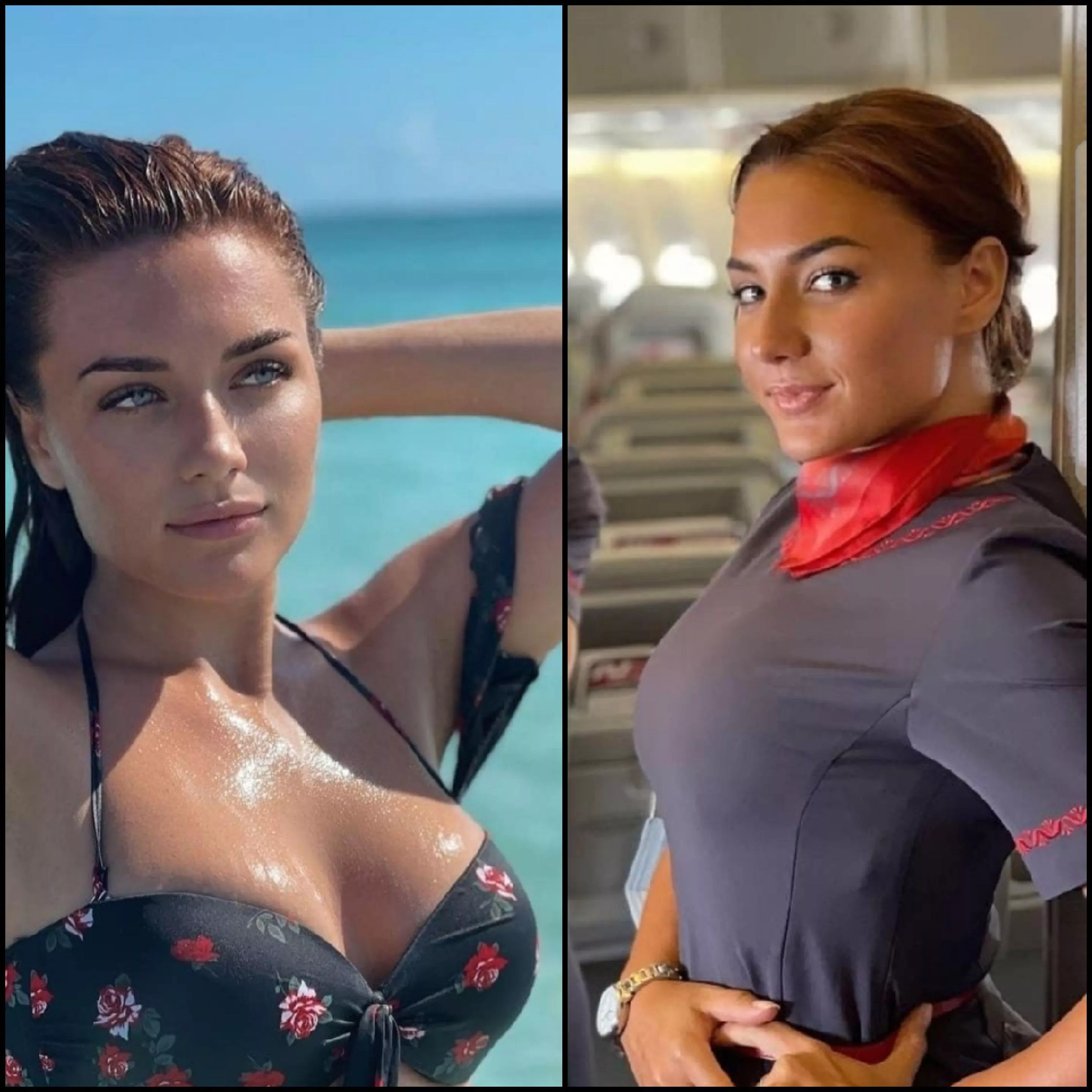 Bikini or uniform? Bikini or uniform?